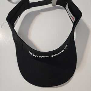 Jimmy John's Black Adjustable Visor